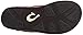 OLUKAI Mea Ola Men's Beach Sandals, Premium Leather Flip-Flop Slides, Compression Molded Footbed & Comfort Fit, Laser-Etched Design