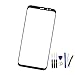 Front Screen Outer Glass Lens Replacement for Galaxy S8 Plus / S8+ SM-G955 G955A G955FD G955U G955F All Carriers 6.2'' (Not LCD & Not Digitizer) Black