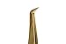 Russian Volume 75°, Eyelash Extensions Tweezers (Gold Plated) 3D 4D 6D