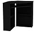 Ameriwood Home Caleb Corner Desk, Black Oak