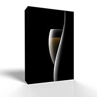 Canvas Wall Art Wine Glass Canvas Prints Home Artwork Decoration for Living Room,Bedroom - 12x18 inches