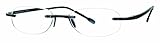 Scojo Gels Readers Reading Glasses (Midnight, +2.50 Magnification Power)