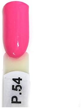 EZ DIP Gel Color Dip Powder P.54 Solid Hot Pink Dipping Powder 2oz. Jar