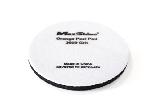 Click Here to See More Images Maxshine Purple Velvet_Velcro, Orange Peel Pad removal 3000 (Dia: 135mm)