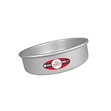 Fat Daddio's PRD-83 Round Cake Pan, 8 x 3 Inch, Silver