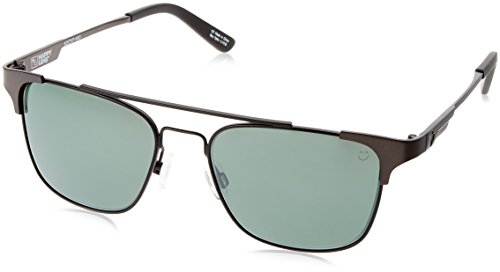 Spy Optic Unisex Westport Matte Gunmetal/Matte Black/Happy Gray Green/Silver Mirror One Size