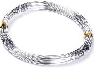 Fashewelry 0.8mm Alambre de aluminio, Plateado, 1: Amazon.com.mx: Hogar