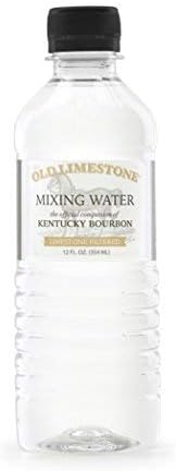 Old Limestone 12 Ounce Size Bourbon Mixing Water Bottled and Shipped From Kentucky (Case of 24)