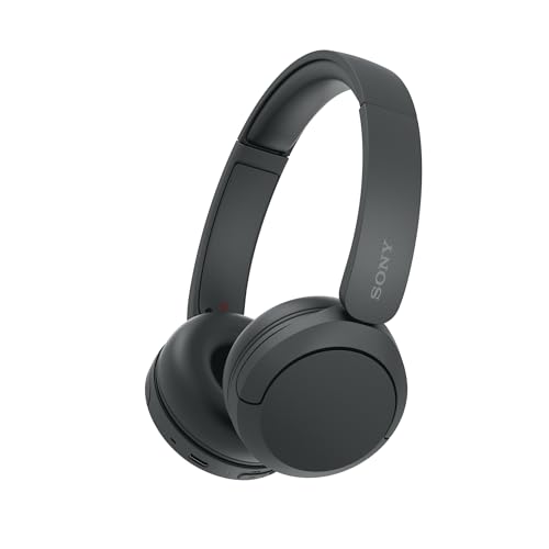 WH-CH520 | Cuffie Wireless, Connessione Multipoint, con Microfono, Fino a 50 ore di durata della batteria con Ricarica rapida - Nero