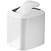 iDesign Una BPA-Free Plastic Countertop Waste Basket with Swing Lid - 6