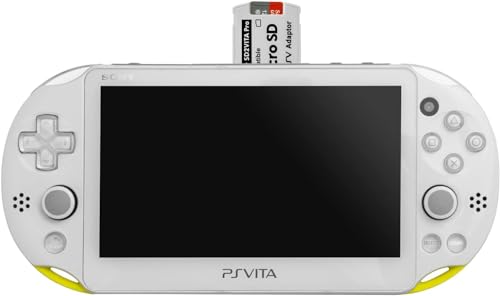 Gamer Gear SD2Vita 6.0 Memory Card Adapter, PS Vita PSVSD Micro SD Adapter PSV 1000/2000 PSTV FW 3.65 HENkaku Enso System, White, 001494