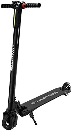 Swagtron Swagger 1 | Carbon Fiber Electric Scooter Black