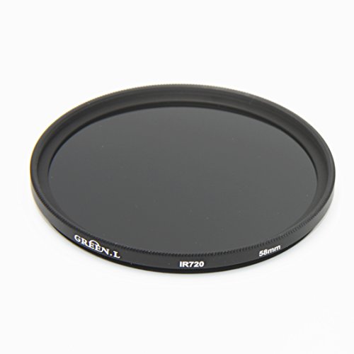 GREEN.L 58mm IR 720 Infrared 720nm X-Ray IR Glass Filter
