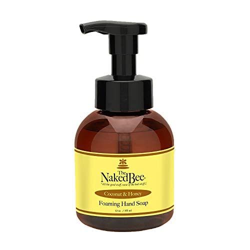 The Naked Bee Coconut & Honey Foaming Hand Soap 12oz. Liquid Soap Dispenser. Gentle Foaming Hand Soap. Moisturising Liquid Hand Soap with Skin Care. Cleansing & Foaming Gentle Hand Soap.