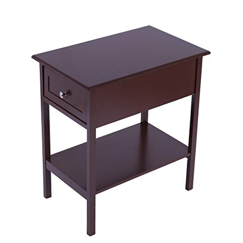 Amazon Com Modern Nightstand Narrow Side End Table Bedside Table