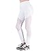 Tulucky Women's Full Length Mesh Workout Sports Tights Gym Yoga Pants Leggings