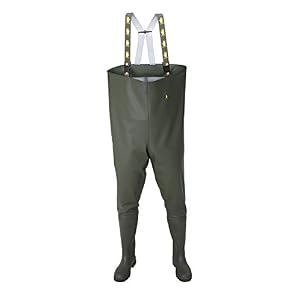 Pros / 3kamido Vor-standard Série 680 Waders De Pêche En Pvc Vert Taille 39-47 Eu