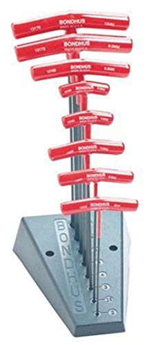 Bondhus 13189 Set of 8 Balldriver and Hex T-handles with Stand, sizes 2-10mm - //medicalbooks.filipinodoctors.org