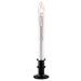 Celestial Lights Ultra Bright, Battery Operated LED Window Candle with Timer (1 Candle, Onyx)