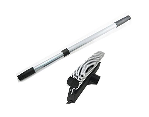 UI PRO TOOLS Extendable Up to 36 Inches Pole Telescopic Handle Squeegee Window Glass Cleaner Car Auto Truck Windshield Squeegee - 3 Set