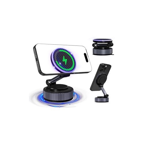 KOQQQ Soporte magnético para teléfono móvil al vacío... en promo sur Amazon