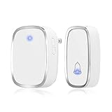 Wireless Doorbell Kit Portable Waterproof Doorbell Kit Operating at 1000 feet Ra