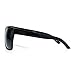SA106 All Black Flat Top Mob Oversized Rectangular Sunglasses (Shiny Black)