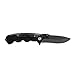 BearCraft Folding Knife in Matt Black Inclusive *Free eBook* | Outdoor Survival Pocket Knife | Small one-Hand Knife with Stainless Steel Blade and Aluminum Handle| Perfect for Work Hiking Camping