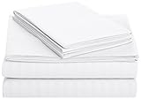 AmazonBasics Deluxe Striped Microfiber Bed Sheet