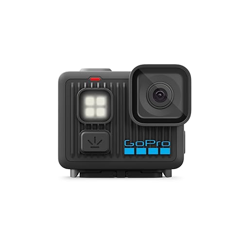 GoPro Lit Hero: cámara de acción Ligera, compacta y Resistente al Agua con luz integrada, Video Ultra HD 4K60, Fotos de 12 MP, Pantalla táctil y estabilización HyperSmooth