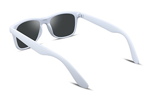 FEISEDY Great Classic Polarized Sunglasses Men Women Deserve White-Blue B1858