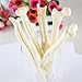 MXXGMYJ MagicW Novelty Bone Shape Ballpoint Pens Finger Skull Bone Pen For Nurse Doctor Stationery Crazy Student Gift Pack of 10