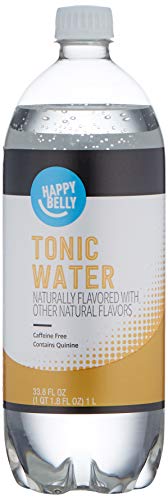AMAZON BRAND – HAPPY BELLY WATER TONIC LIQUID, 33.8 FL OZ (PACK OF 1)
