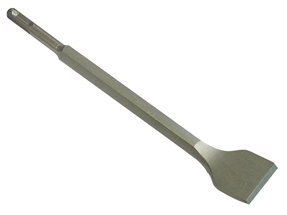 Faithfull FAISDSCB134C Chisel Bit Angled 250 x 40 mm SDS-Plus for Use on Bricks, Concrete, Marble and Hard Stone