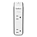 Belkin USB Power Strip Surge Protector - 2 AC Multiple Flat Plug Outlets, 1 USB Port & 3000 mAh Rechargeable Battery Pack Charger for Travel, Home, Computer Desktop & Charging Brick (615 Joules)