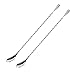 Set of 2 Mixing Spoon Stainless Steel Professional Cocktail Bar Tool (12 Inches) Japanese Style Teardrop End Design for Ice Cream, Coffee, Milkshakes, Juice, Tea, Drink