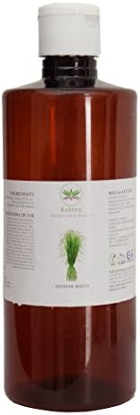 Export Quality 100% Pure & Natural Steam Distilled Vetiver (Khus) Floral Water - Beautiful Fresh Fragrance - Perfect Facial & Skin Toner at whole sale price (500 ml)