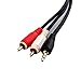 3.5mm to 2 RCA Audio Cable Cord Marshall Stanmore Woburn Wireless BT Speaker