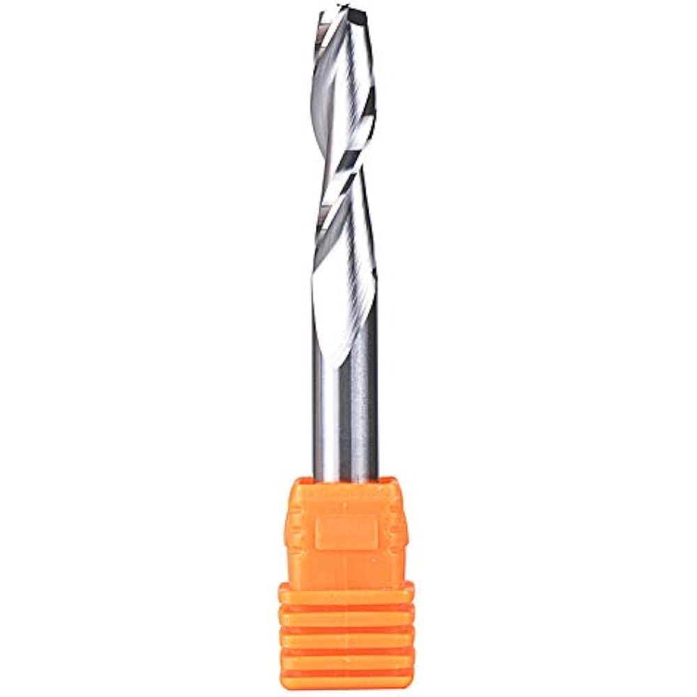 Spiral Router Bits With UpCut 1/4 Inch Cutting Diameter, Shank HRC55