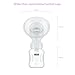 Manual Breast Pump, Dr.meter BPA Free Food Grade Milk Pump Suction with 180 Degree Rotated Handle for Storing and Feeding (BPA Free Manual Breast Pump)