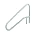 Tiamat 80102 Stainless Steel Swimming Pool Stair Rail with Cross Brace, 54