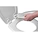 Bemis 1483SLOW 000 Nextstep Wood Elongated Slow-Close Toilet Seat, one-size, White