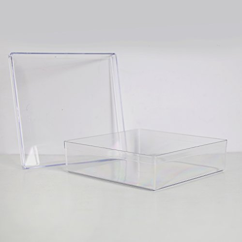 Rigid Plastic Boxes. Clear Rigid Plastic Box (4"L X 4"W X 8"H) 25