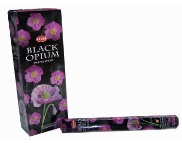 Hem Black Opium Incense Sticks - Six Packs by Hem
