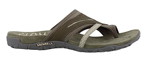 Merrell Terran Post II Womens Sandals 10 B(M) US Women Dusty Olive