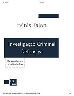 Livro Investigação criminal defensiva