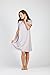 Savi Mom Nursing Nightgown USA Made Breastfeeding Pumping mom's fav! Lounge Dress Delivery Gown