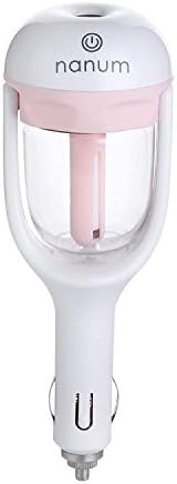 12V car Humidifier Mini Air Purifier Freshener Aroma Diffuser Mist Maker (Pink)