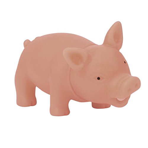 Shybuy Toys Party Squeeze Realistic SQUEAKING Pink Toy Pig (Random Colour) - Thumbnail 4