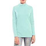 Ogeenier Women’s 1/4 Zip Pullover UPF 50+ UV Sun Protection Long Sleeve Shirts Outdoor Running Athletic Shirts